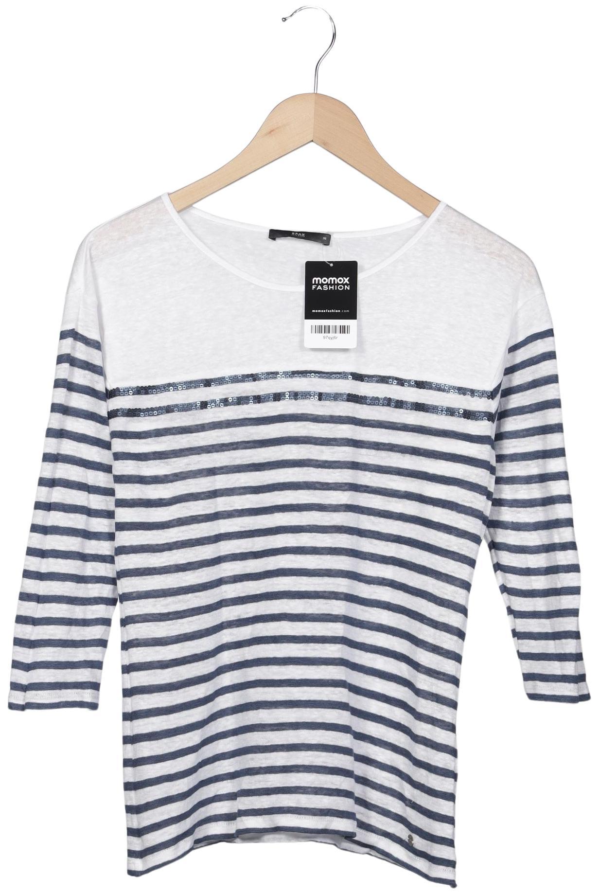 

Brax Damen Langarmshirt, weiß, Gr. 36