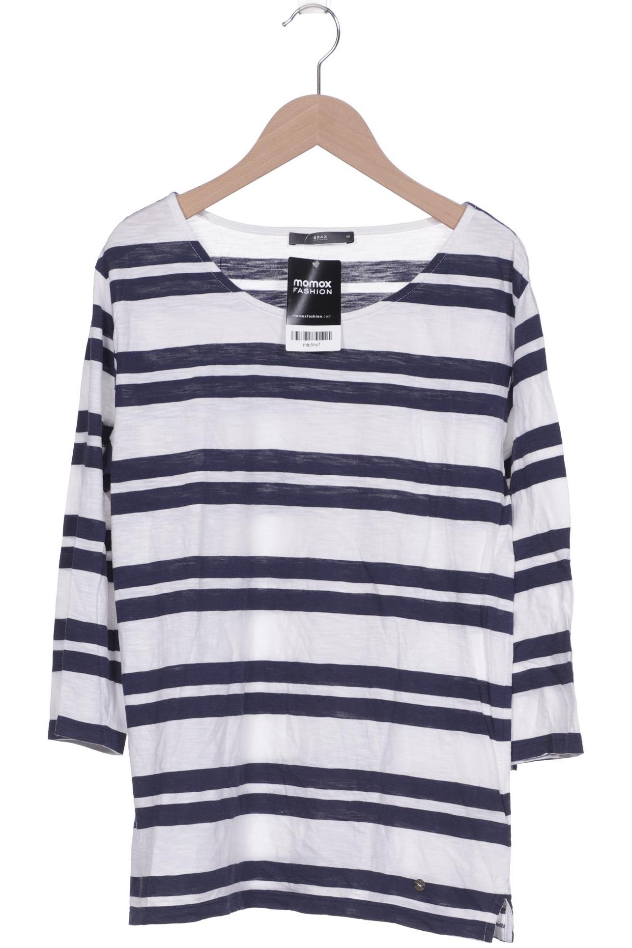 

Brax Damen Langarmshirt, weiß, Gr. 40