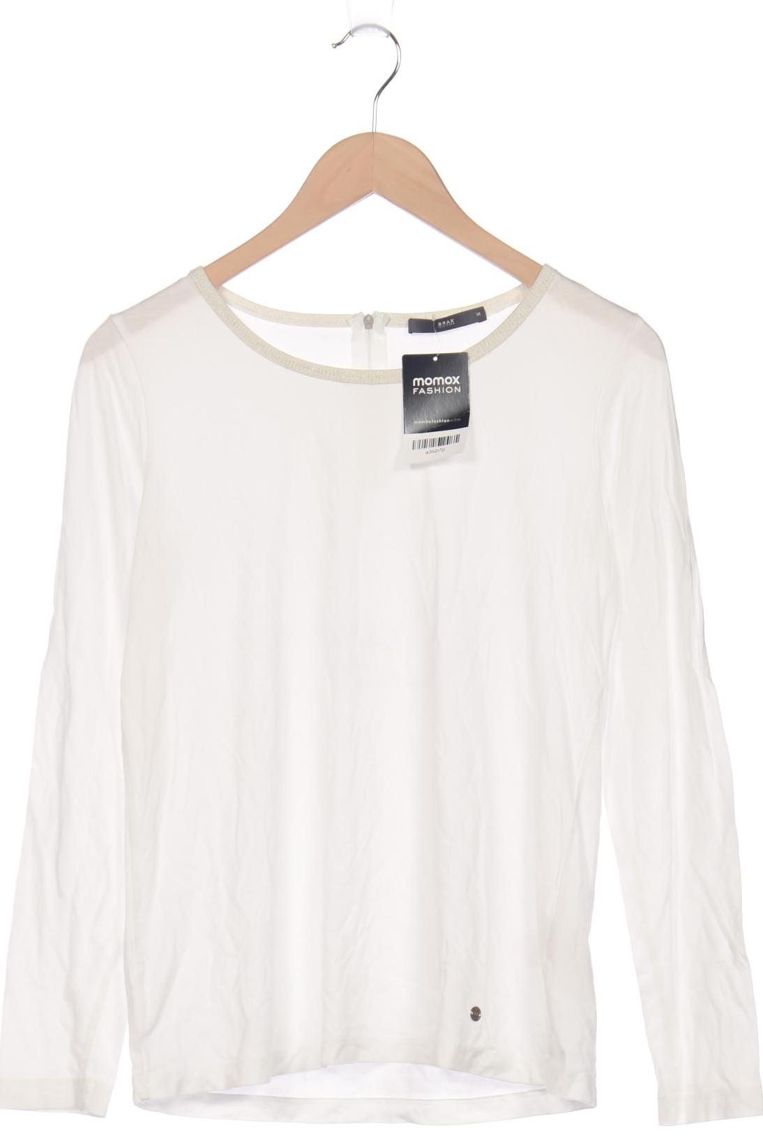 

Brax Damen Langarmshirt, weiß, Gr. 38