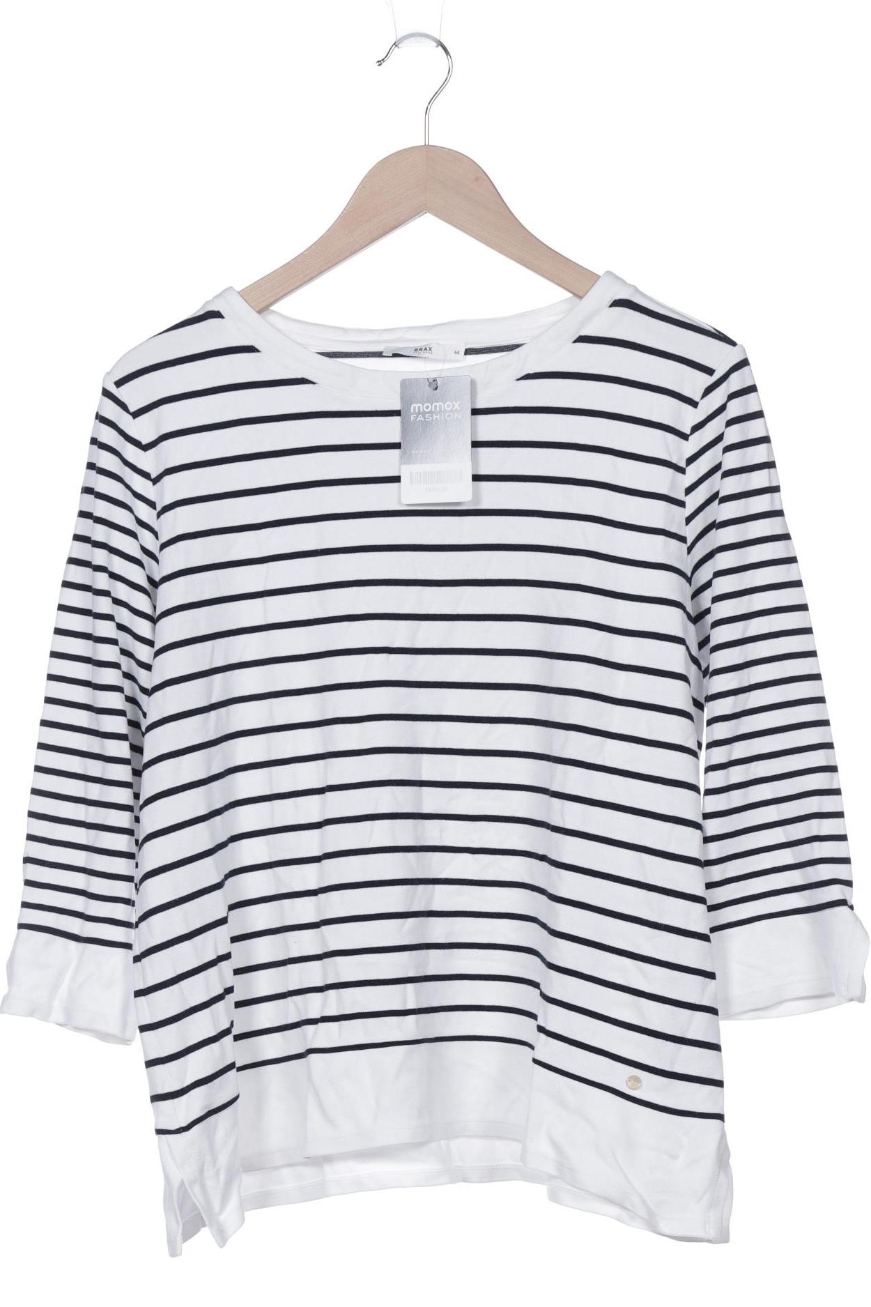

Brax Damen Langarmshirt, weiß, Gr. 44