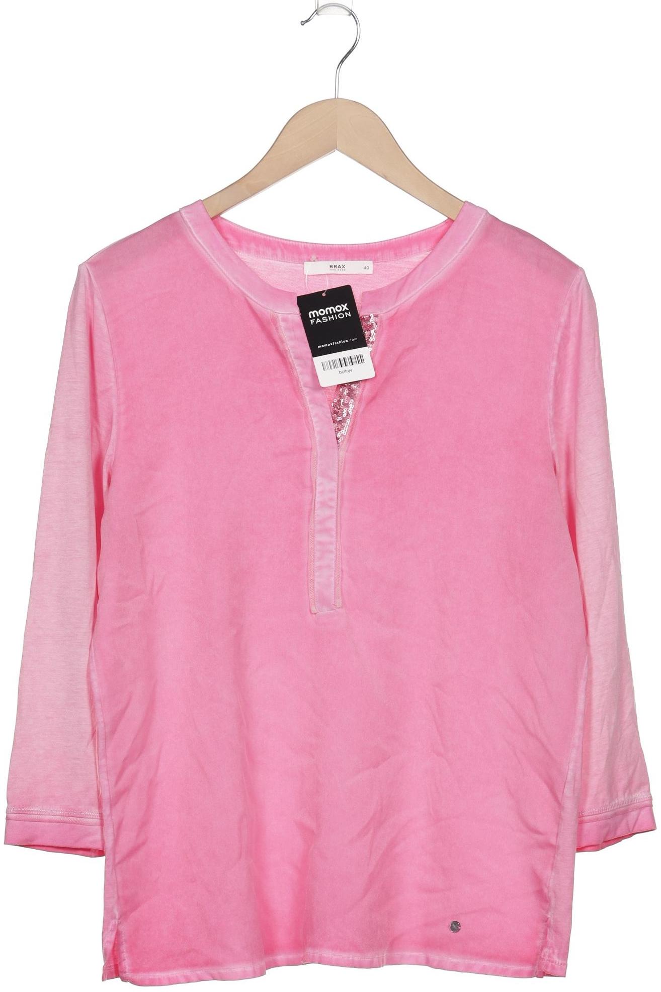 

Brax Damen Langarmshirt, pink, Gr. 40