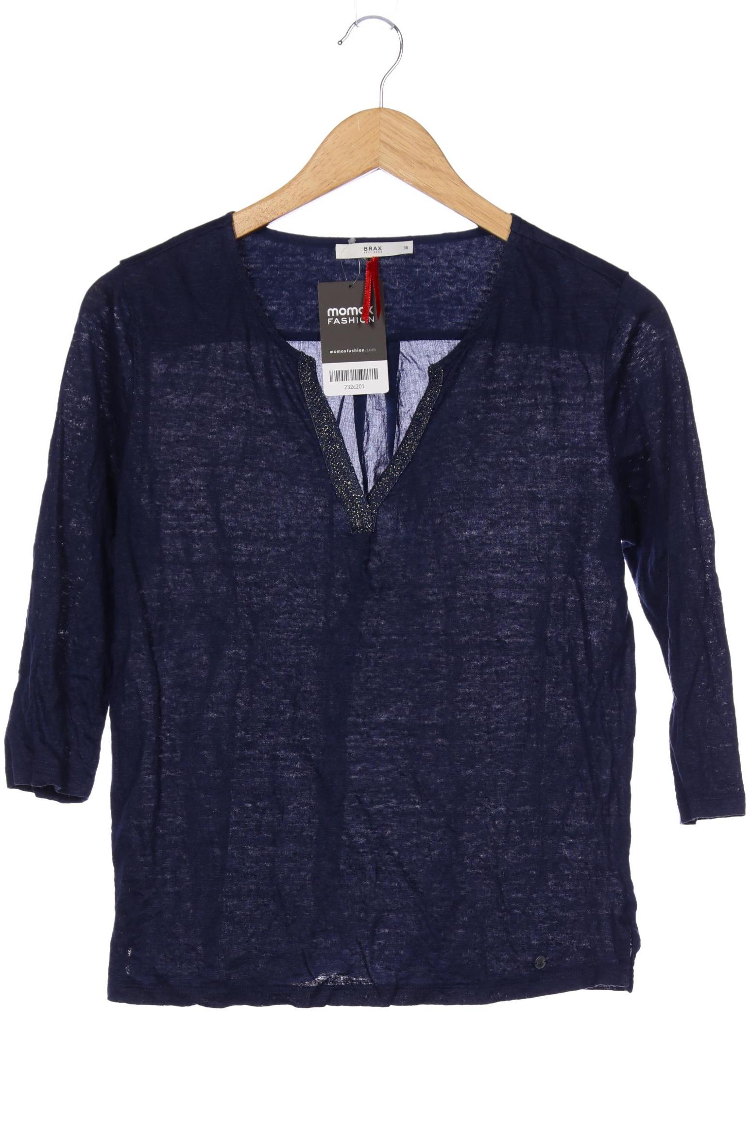 

BRAX Damen Langarmshirt, marineblau