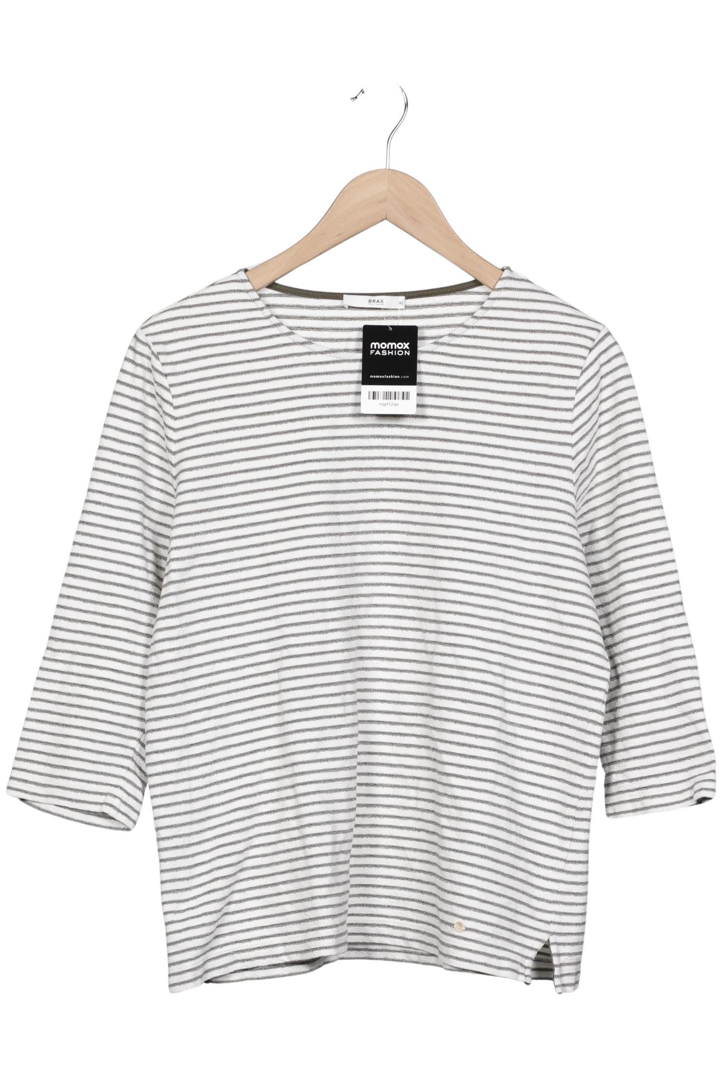 

Brax Damen Langarmshirt, weiß, Gr. 42