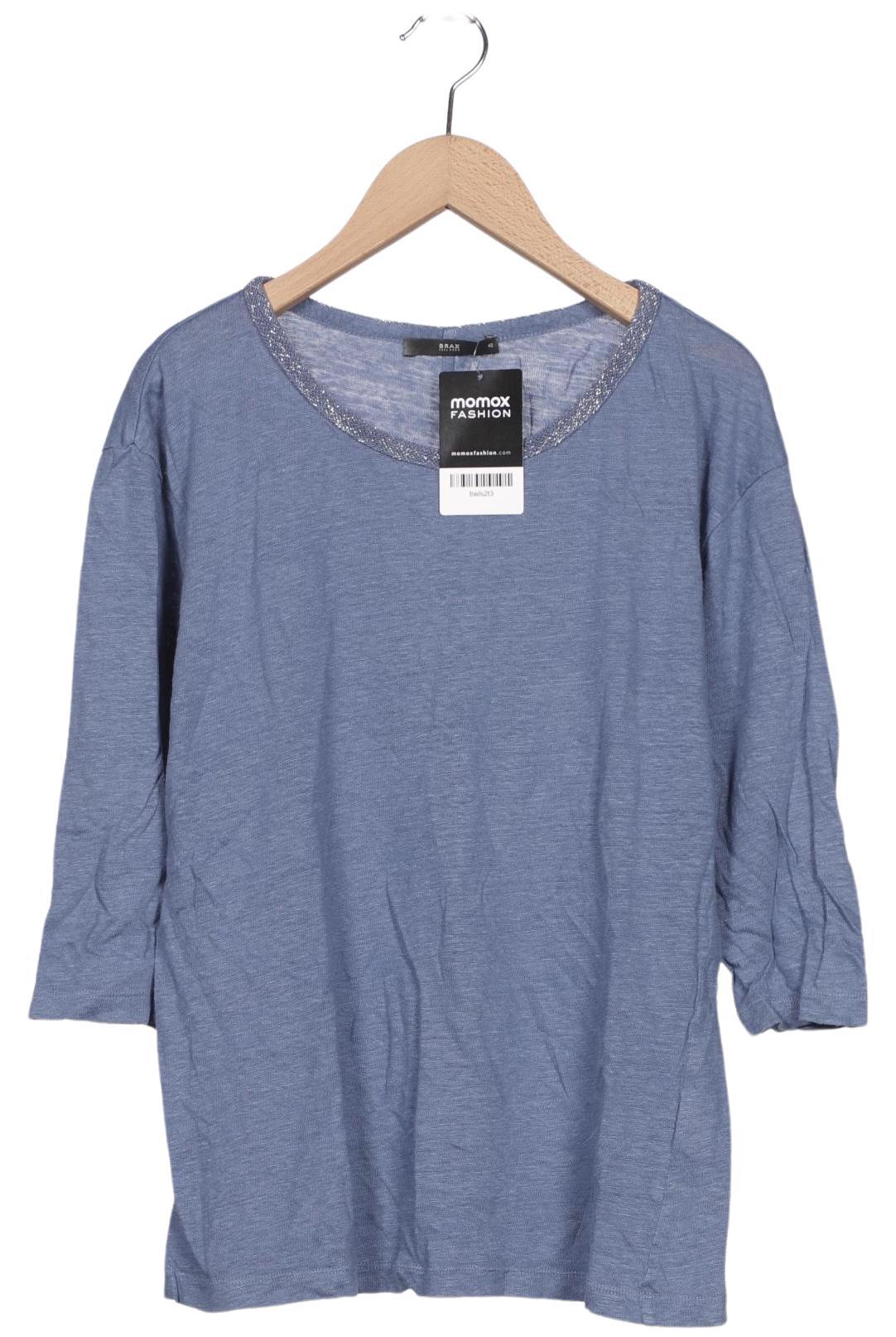 

Brax Damen Langarmshirt, blau, Gr. 42