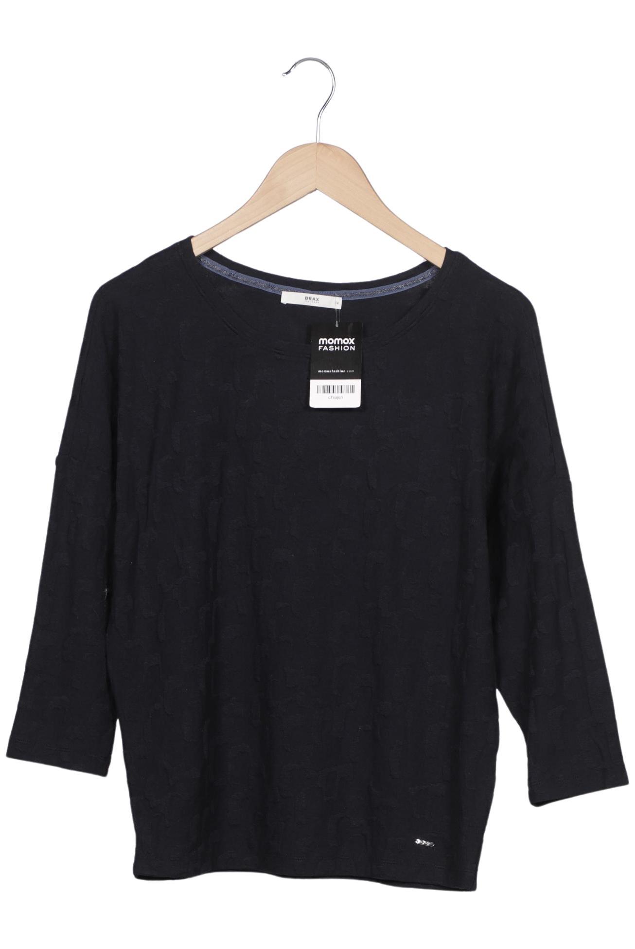 

Brax Damen Langarmshirt, marineblau, Gr. 34