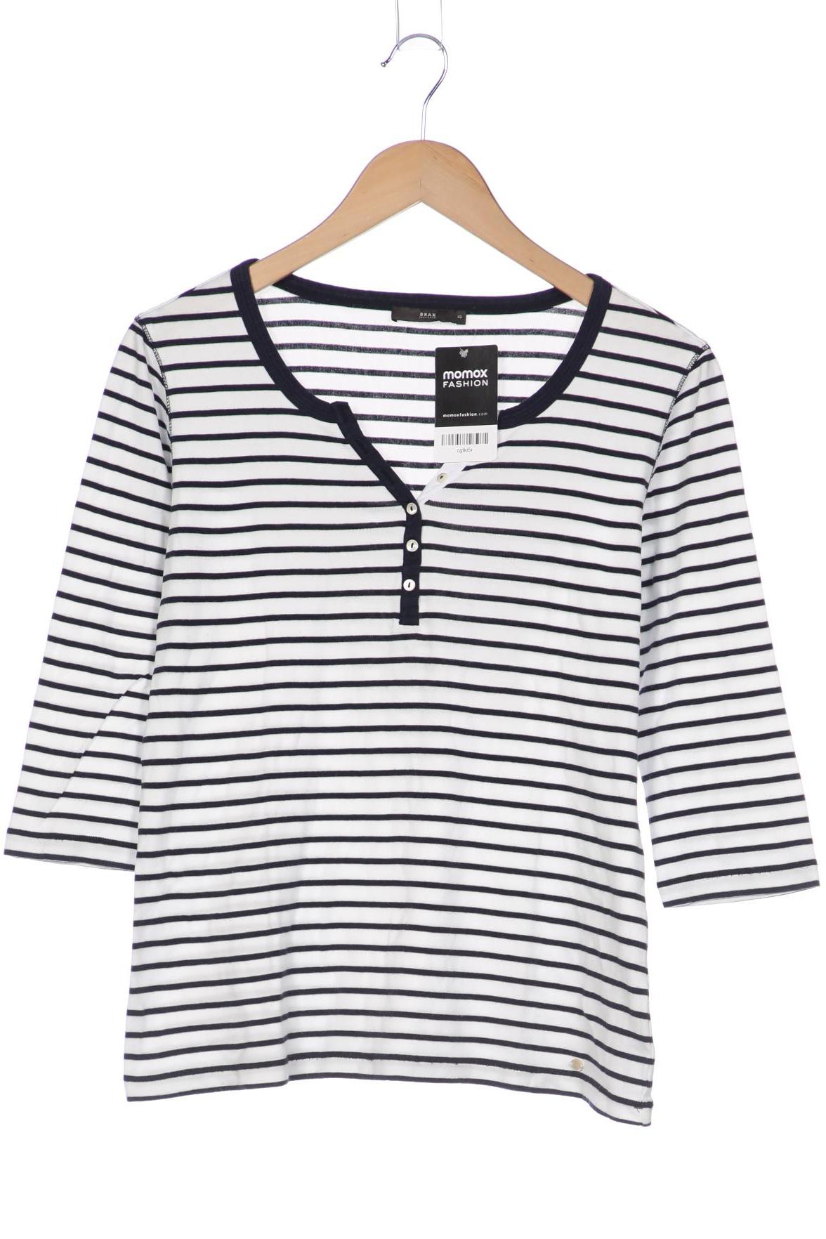 

Brax Damen Langarmshirt, weiß, Gr. 42