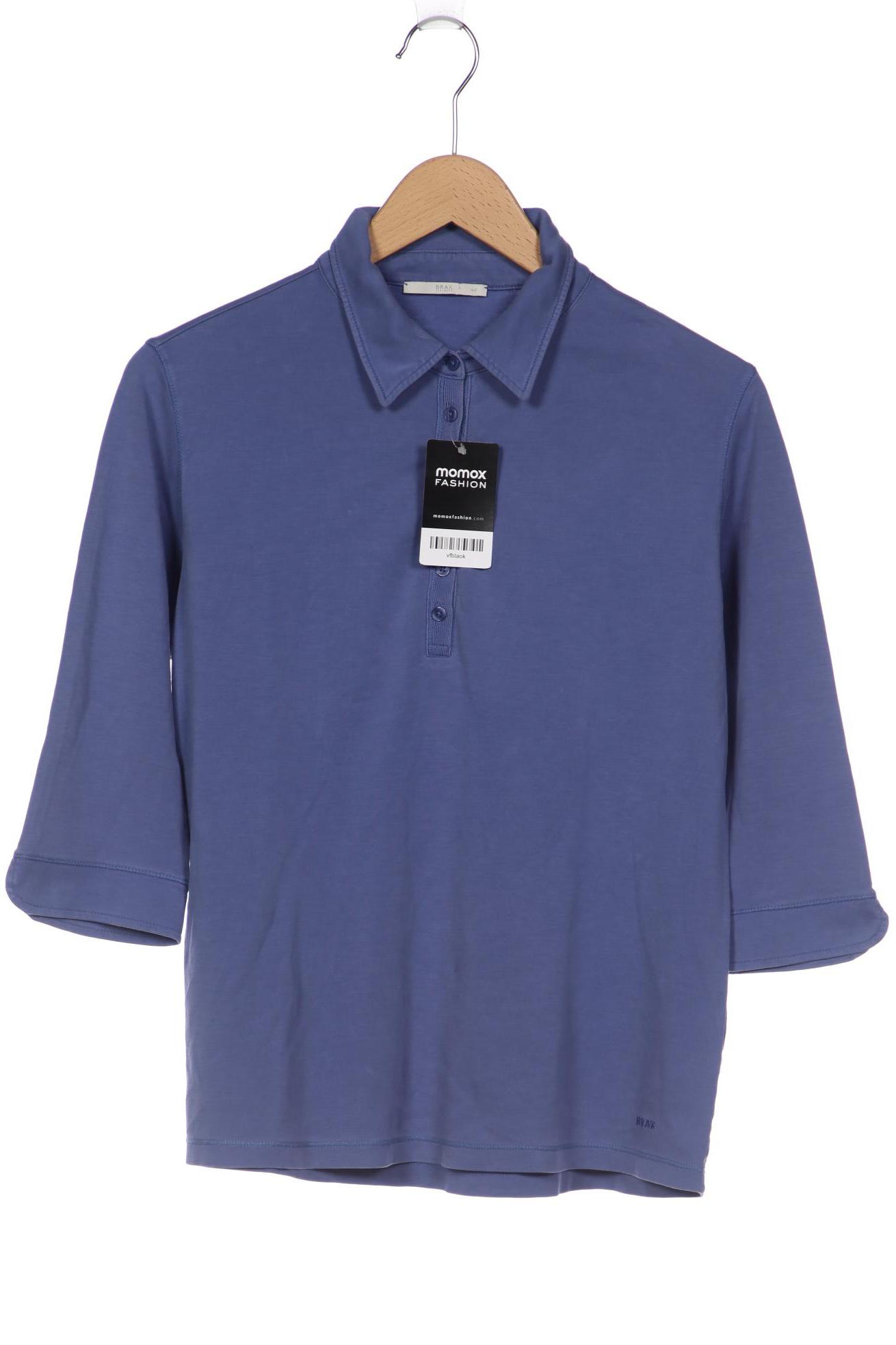 

Brax Damen Langarmshirt, blau, Gr. 44