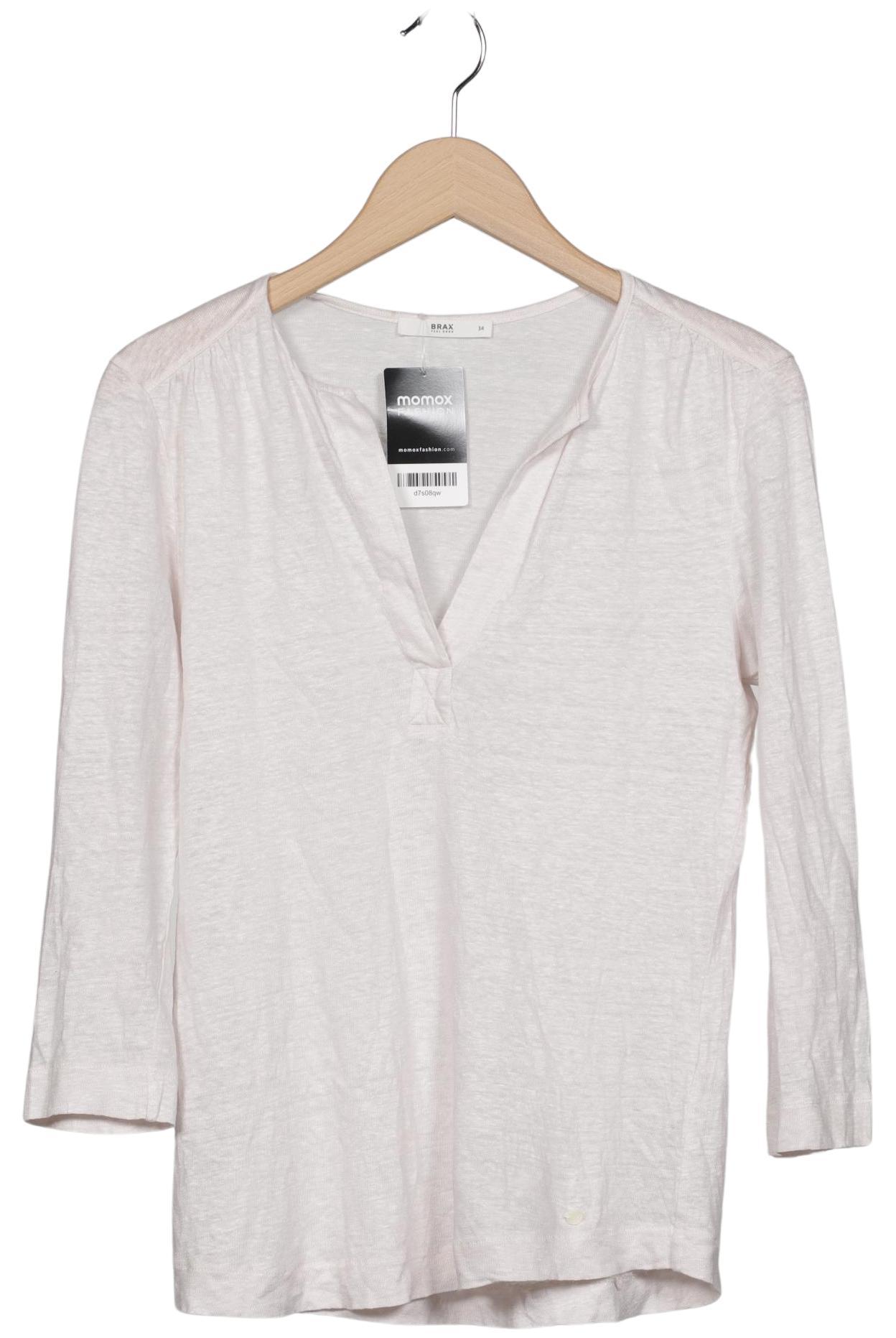 

Brax Damen Langarmshirt, cremeweiß, Gr. 34