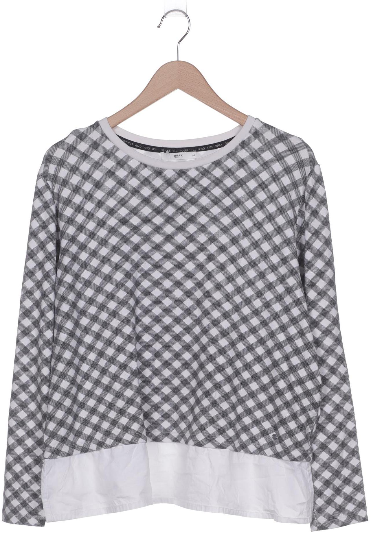 

Brax Damen Langarmshirt, grau, Gr. 44