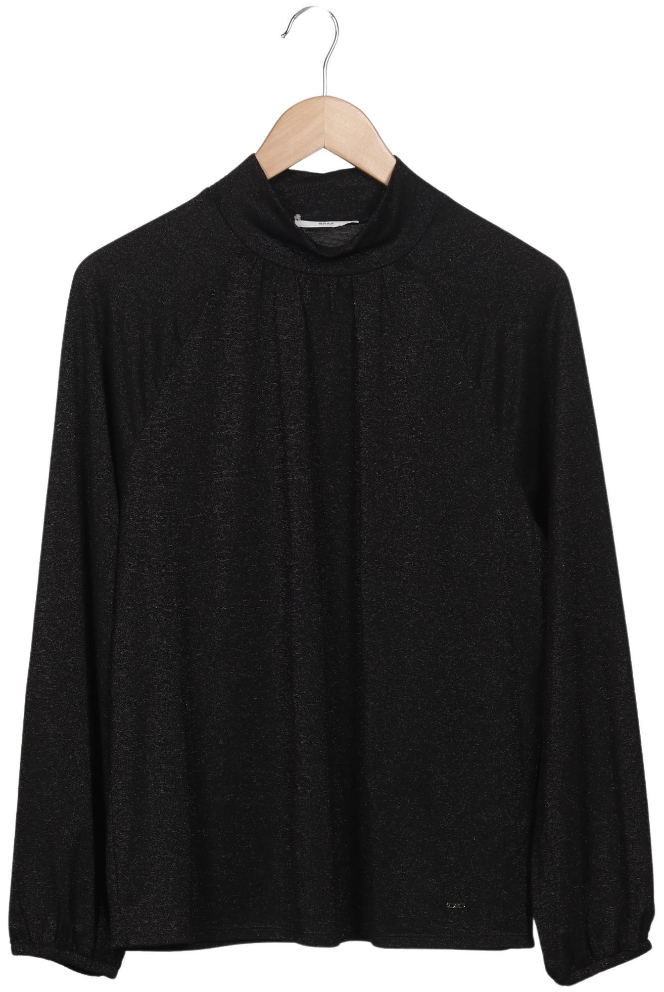 

Brax Damen Langarmshirt, schwarz, Gr. 40