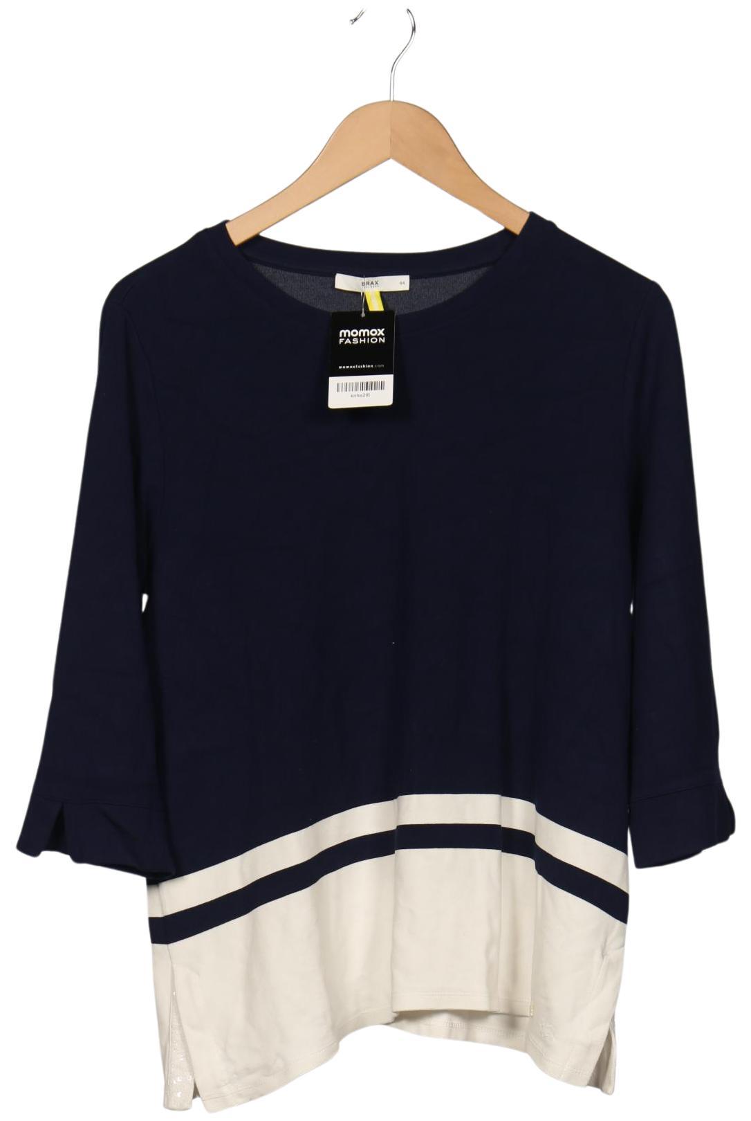 

Brax Damen Langarmshirt, marineblau, Gr. 44