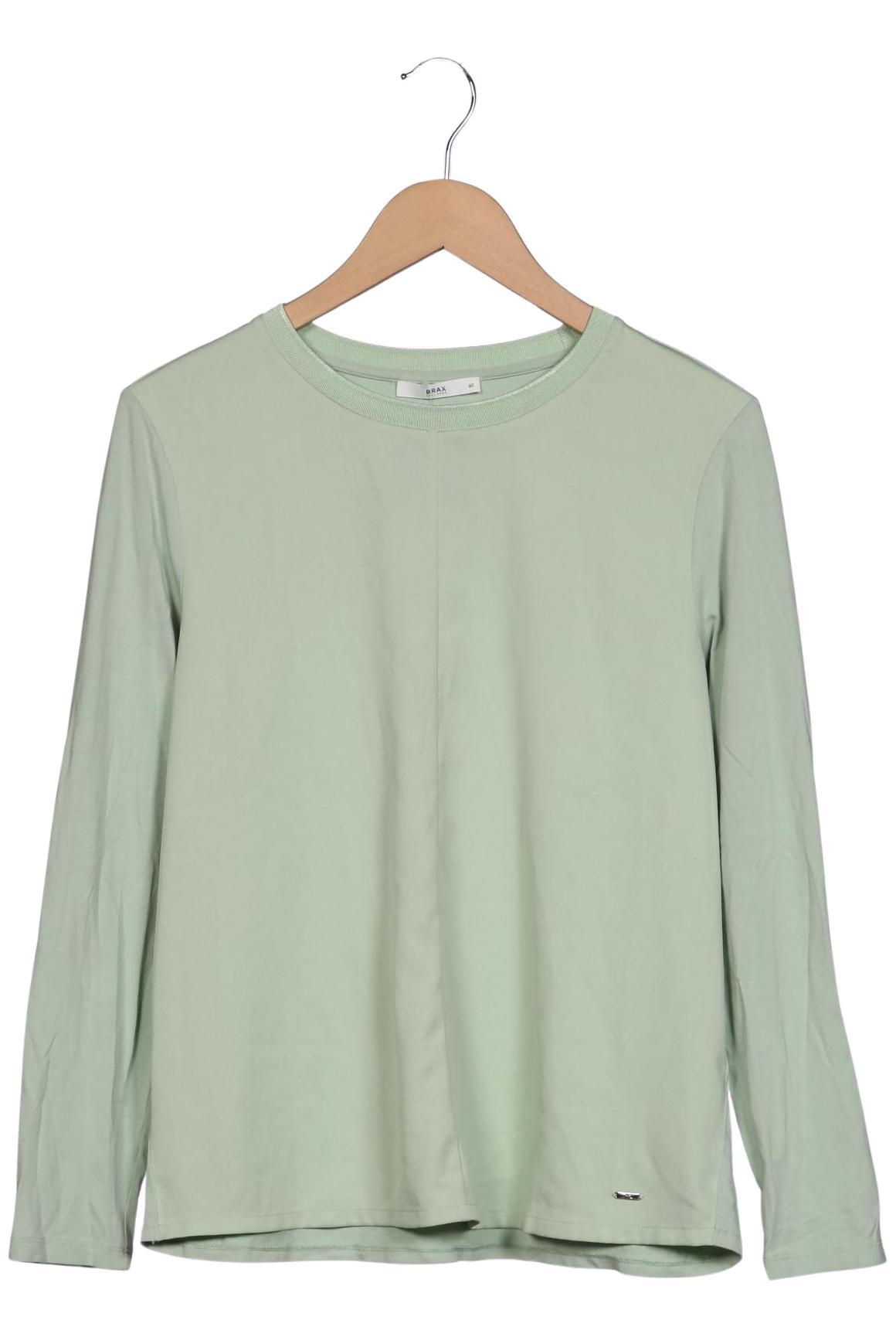 

Brax Damen Langarmshirt, hellgrün, Gr. 40
