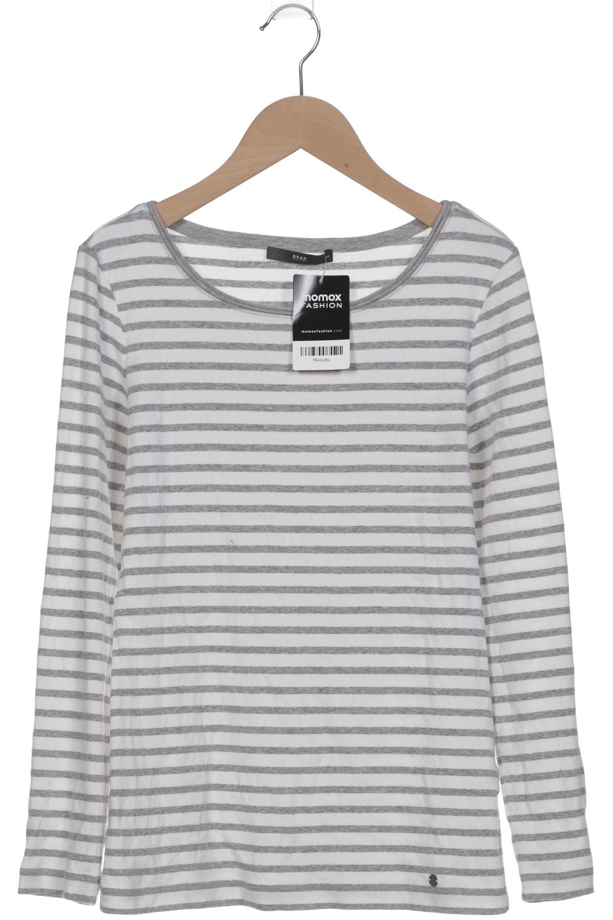 

Brax Damen Langarmshirt, weiß, Gr. 40