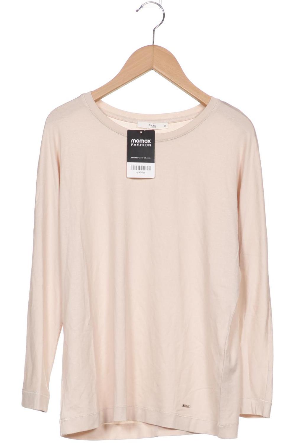 

Brax Damen Langarmshirt, beige, Gr. 34