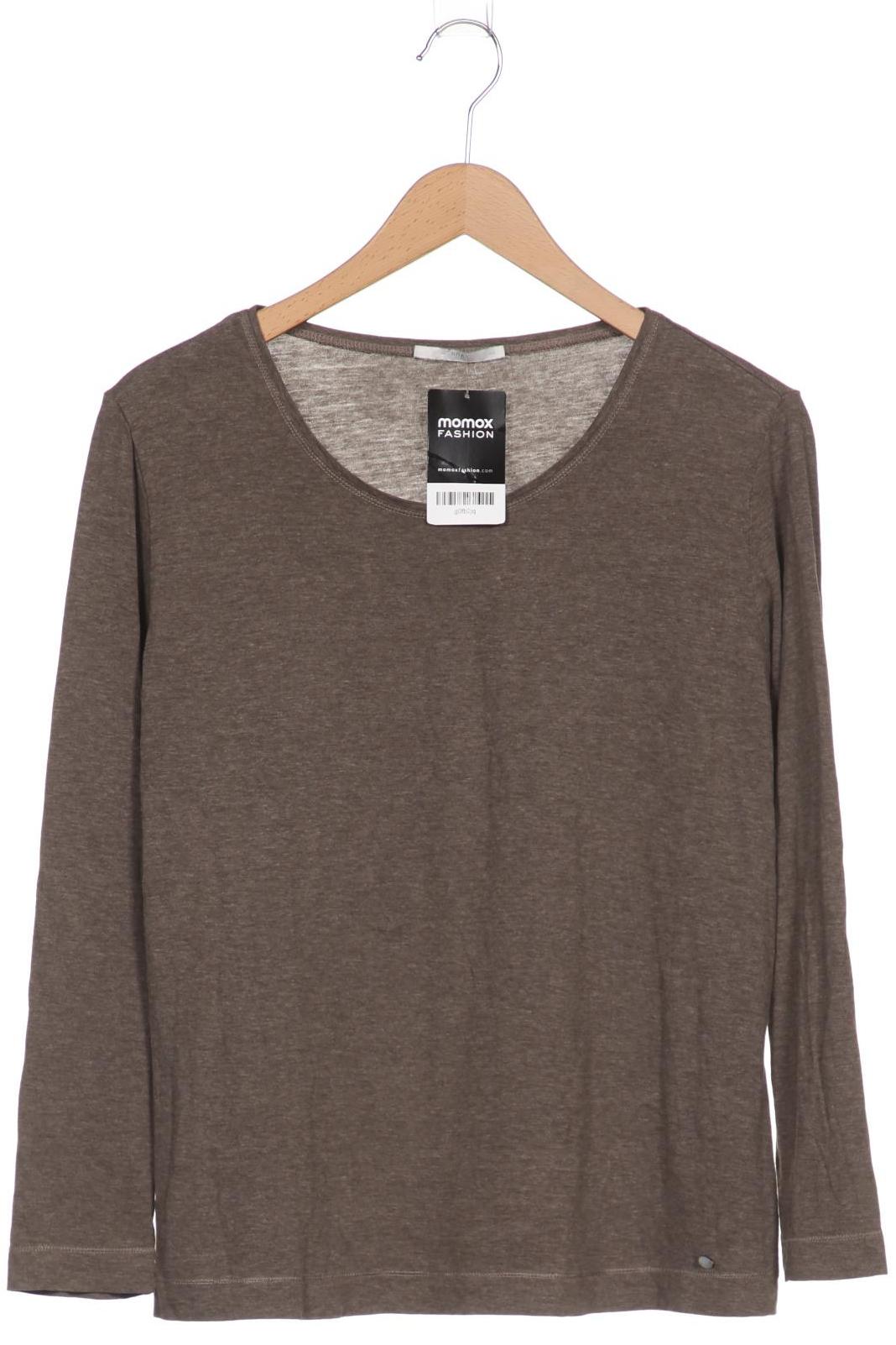 

Brax Damen Langarmshirt, braun, Gr. 44