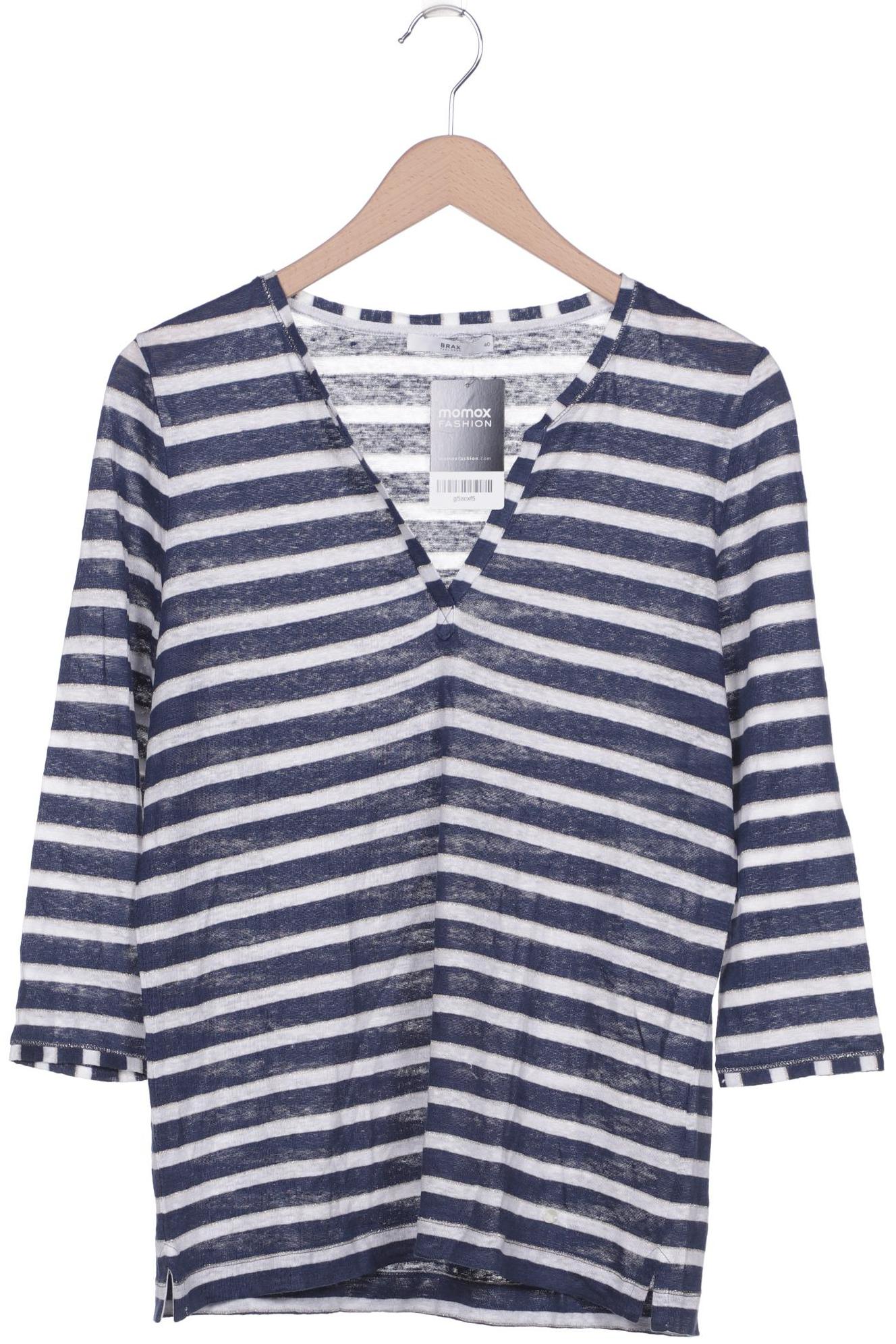 

BRAX Damen Langarmshirt, marineblau