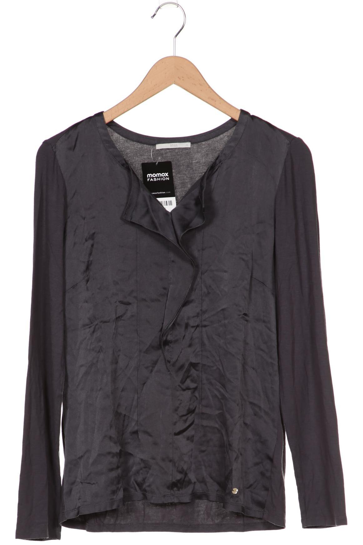 

Brax Damen Langarmshirt, grau, Gr. 40