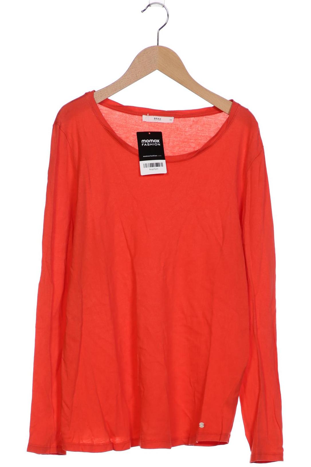 

Brax Damen Langarmshirt, orange, Gr. 44