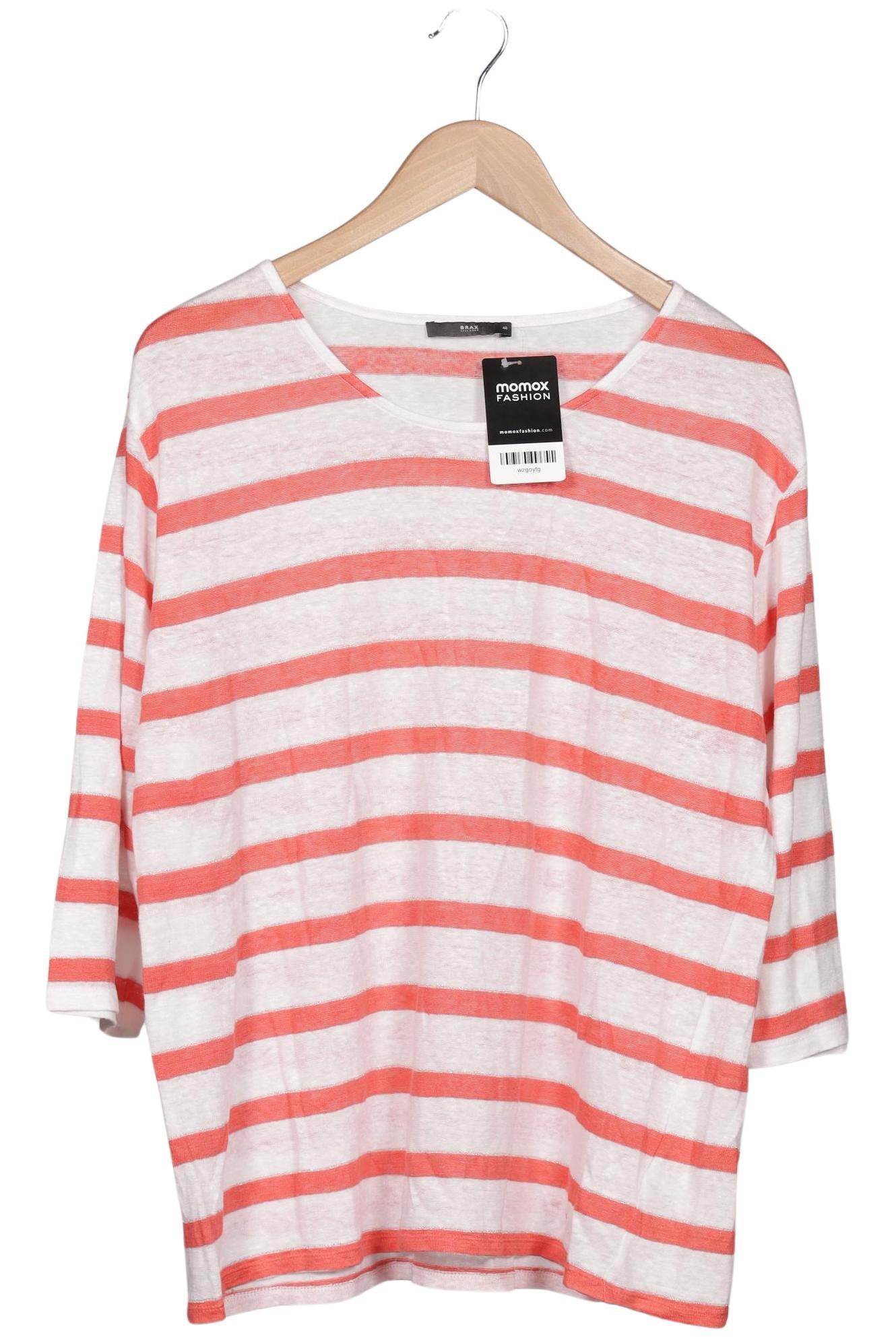 

Brax Damen Langarmshirt, weiß, Gr. 46