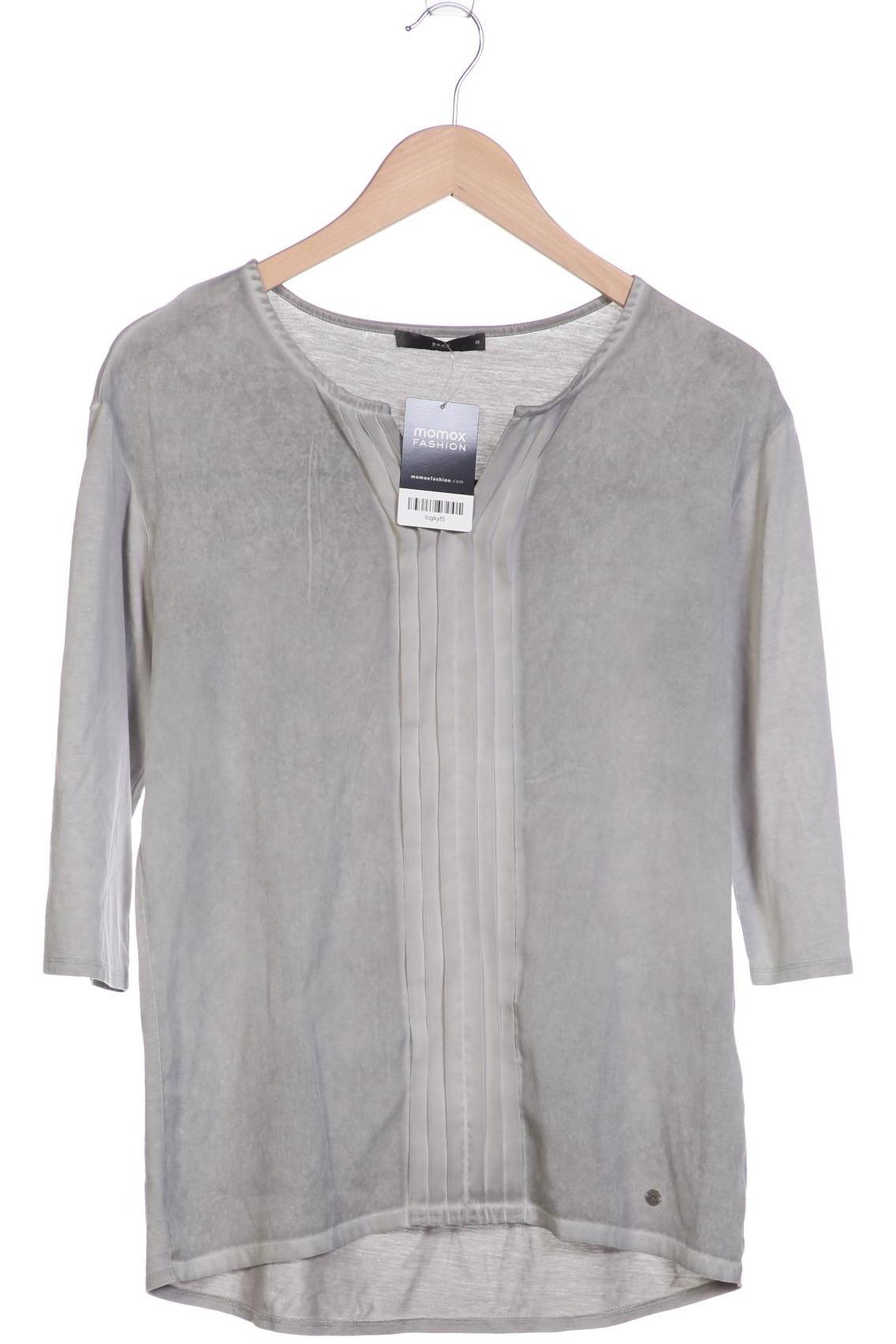 

Brax Damen Langarmshirt, grau, Gr. 38