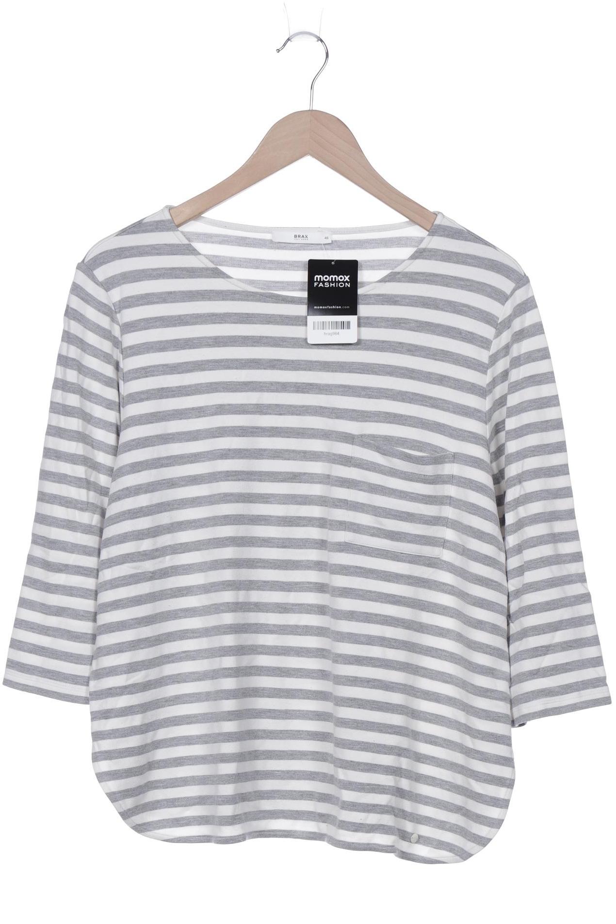 

Brax Damen Langarmshirt, grau, Gr. 46