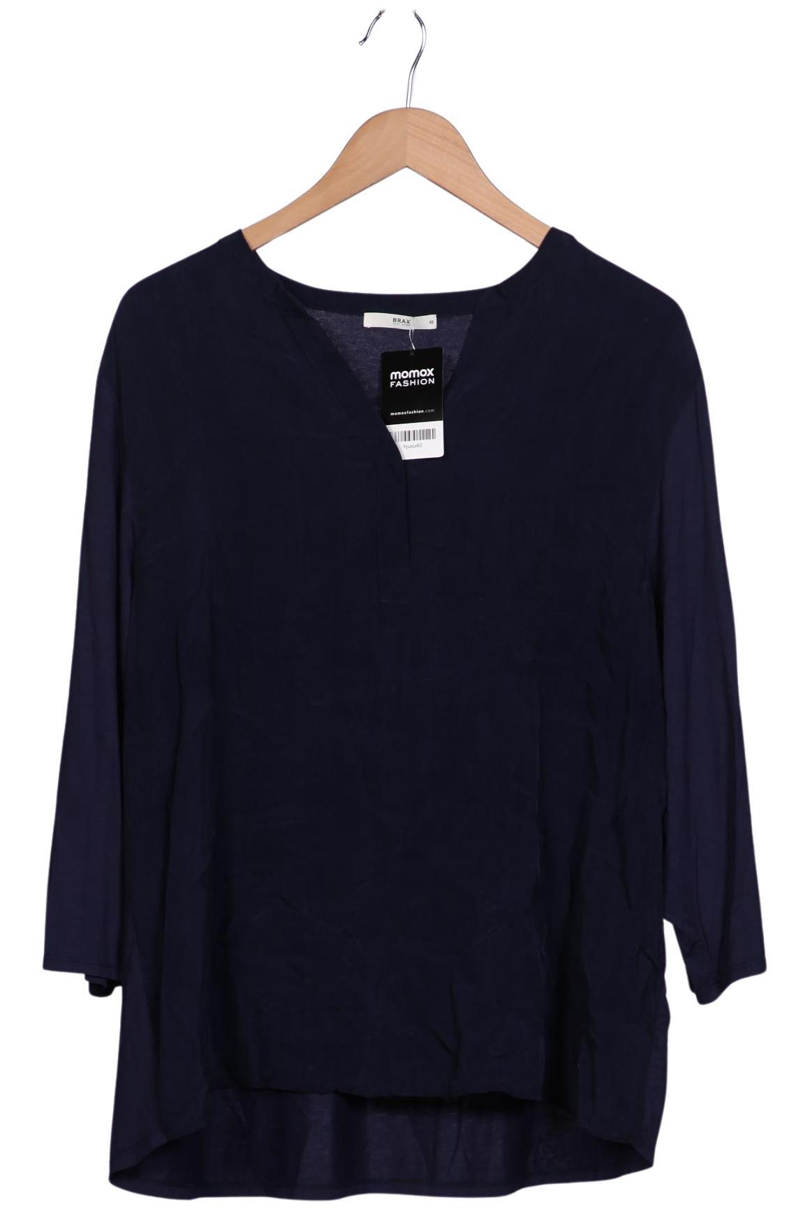 

Brax Damen Langarmshirt, marineblau, Gr. 48