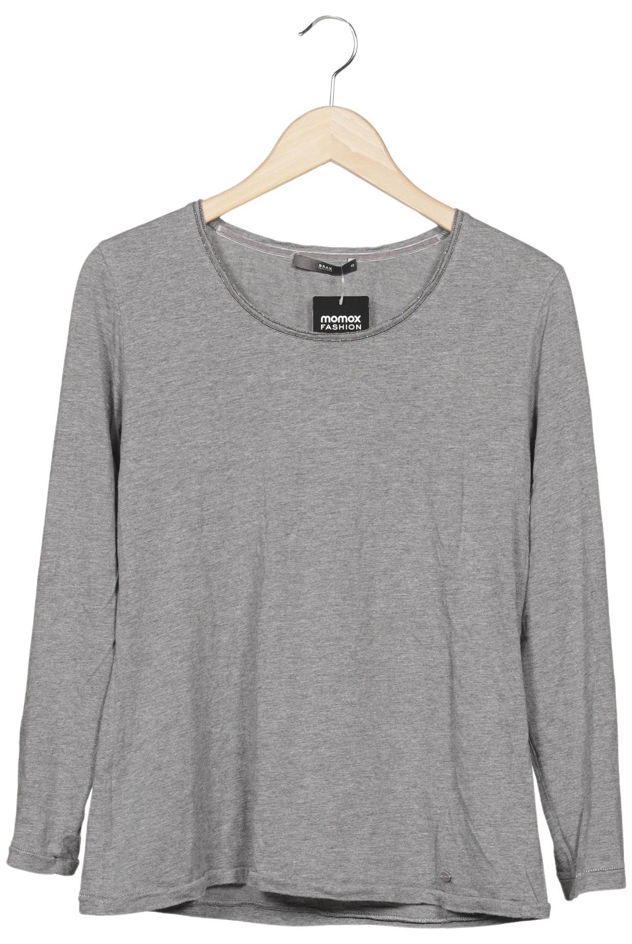 

Brax Damen Langarmshirt, grau, Gr. 42