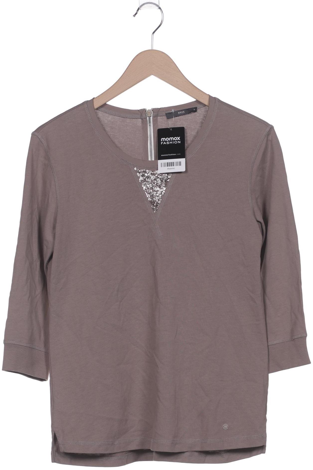 

Brax Damen Langarmshirt, braun, Gr. 38