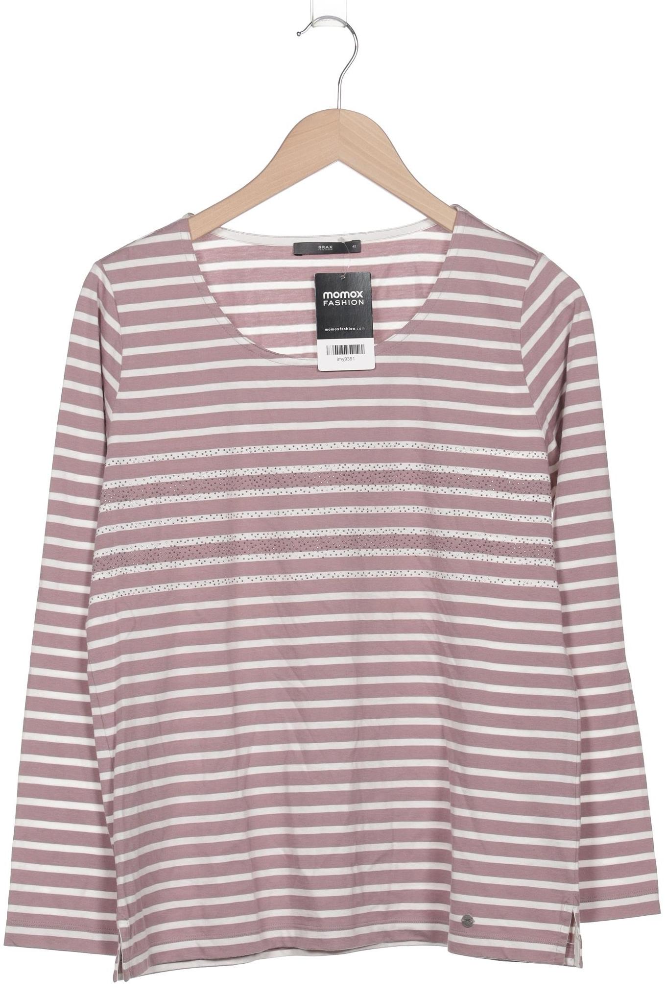 

Brax Damen Langarmshirt, pink, Gr. 42