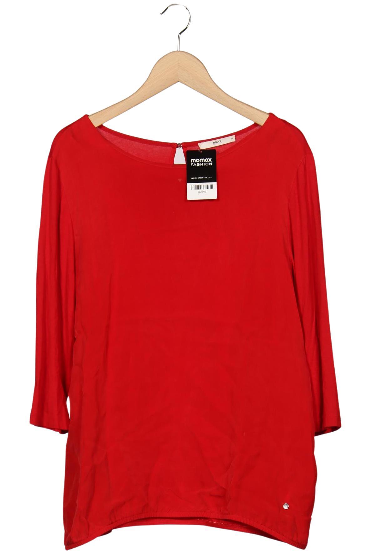 

Brax Damen Langarmshirt, rot, Gr. 44