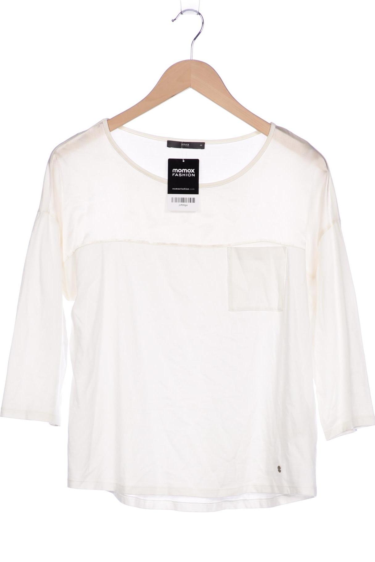 

Brax Damen Langarmshirt, weiß, Gr. 40