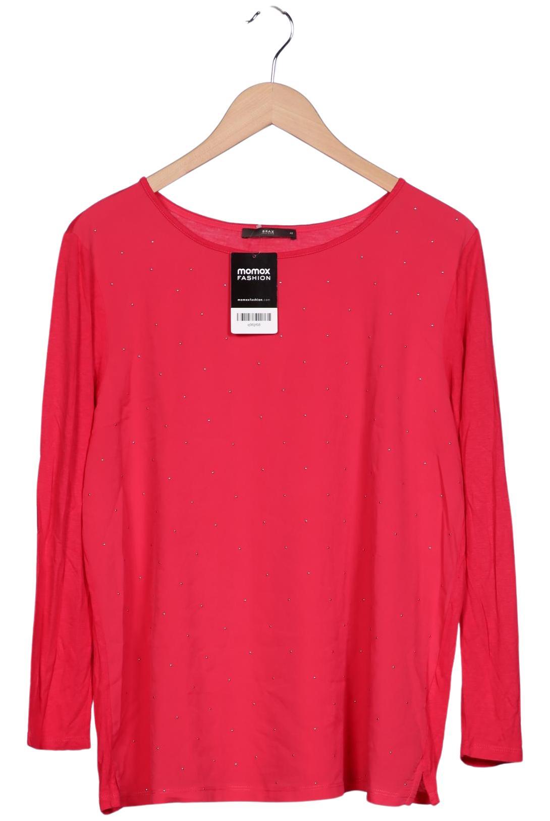 

Brax Damen Langarmshirt, rot, Gr. 42