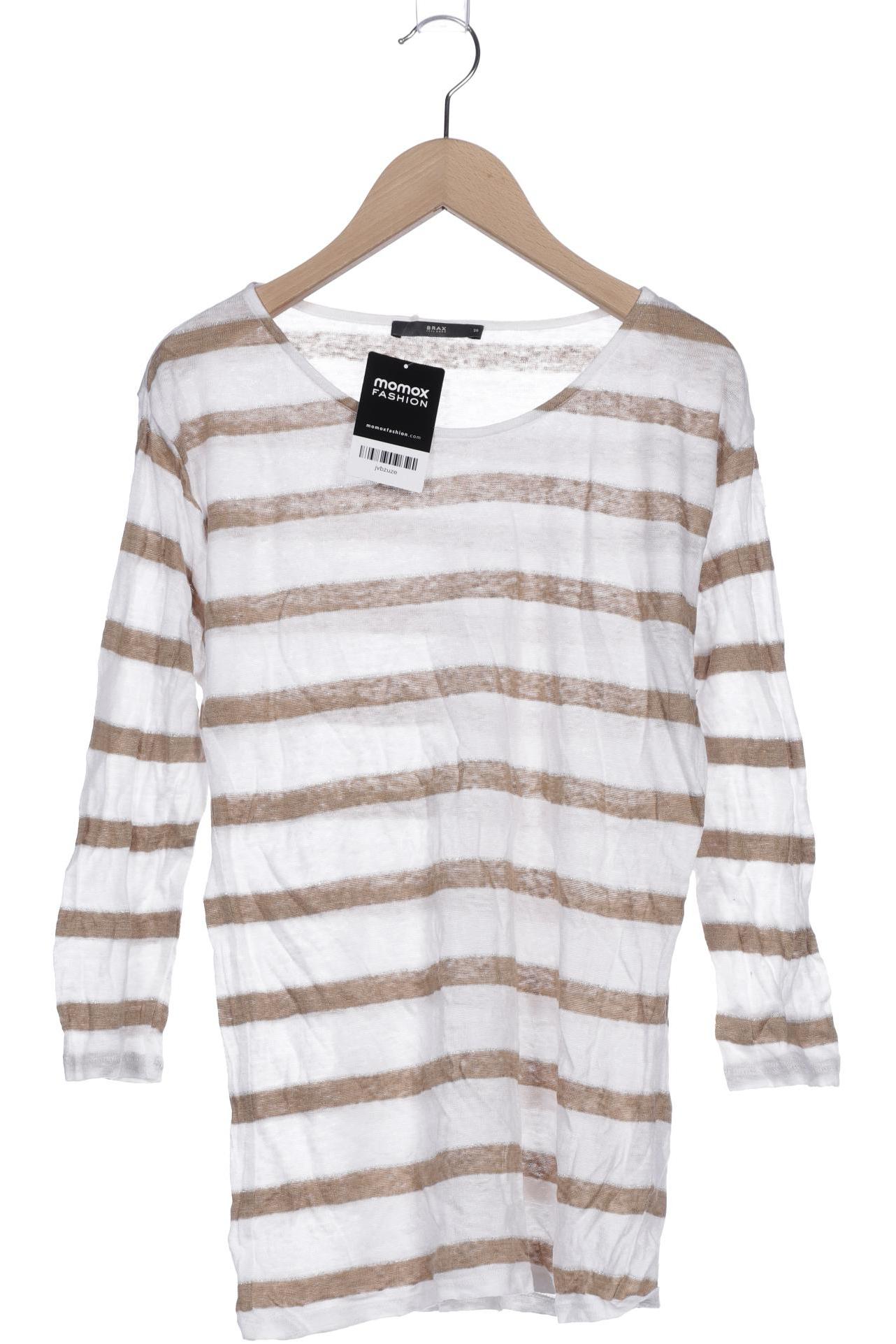 

Brax Damen Langarmshirt, weiß, Gr. 38