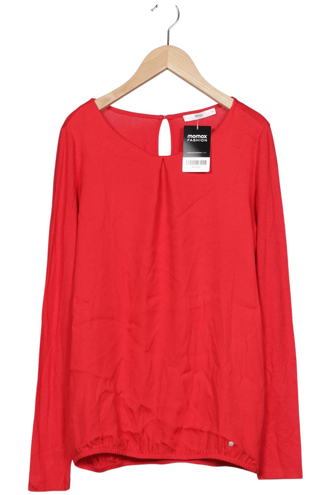 

Brax Damen Langarmshirt, rot, Gr. 34