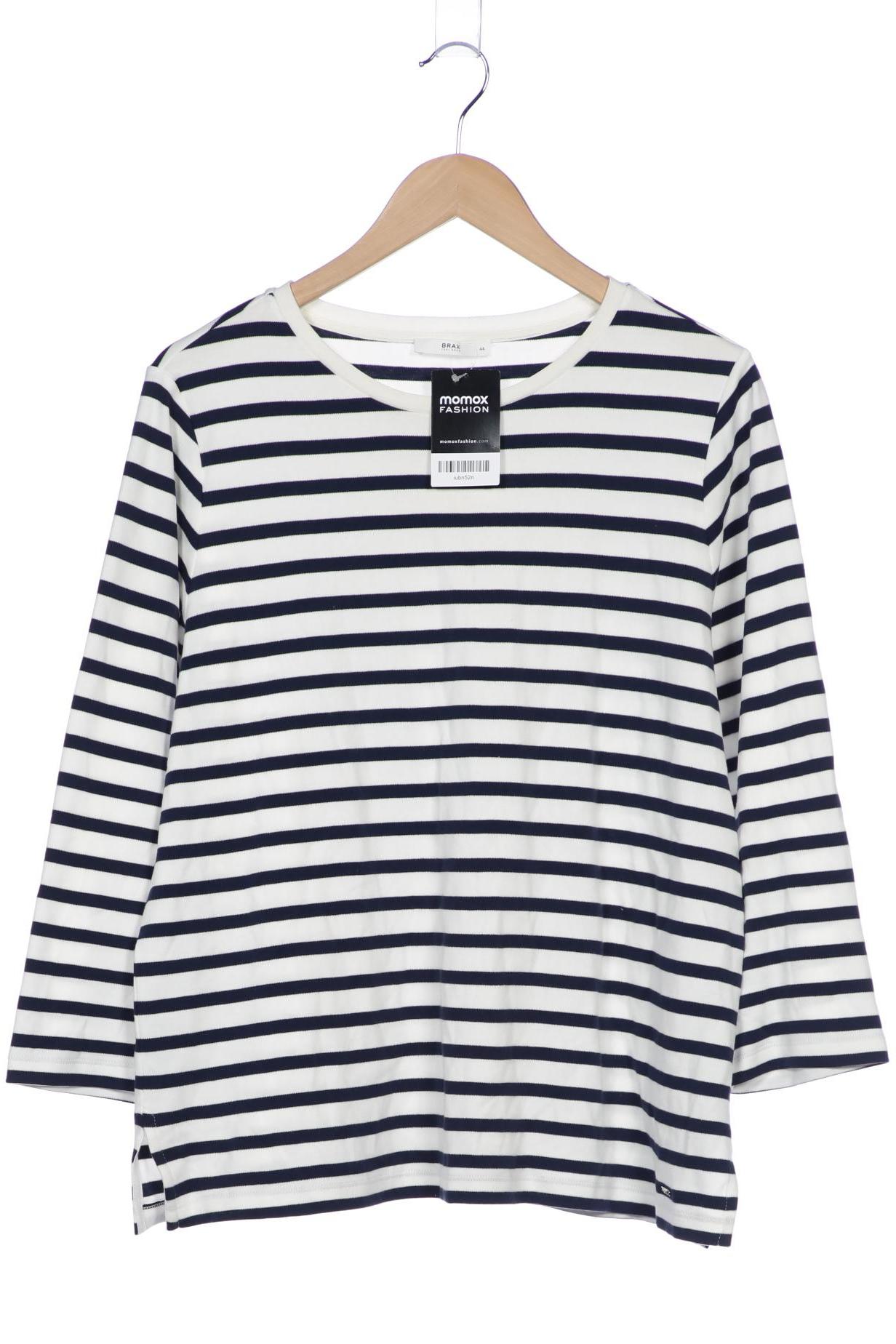 

Brax Damen Langarmshirt, weiß, Gr. 44