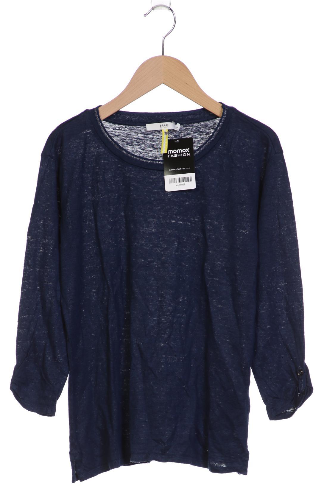 

Brax Damen Langarmshirt, marineblau, Gr. 36