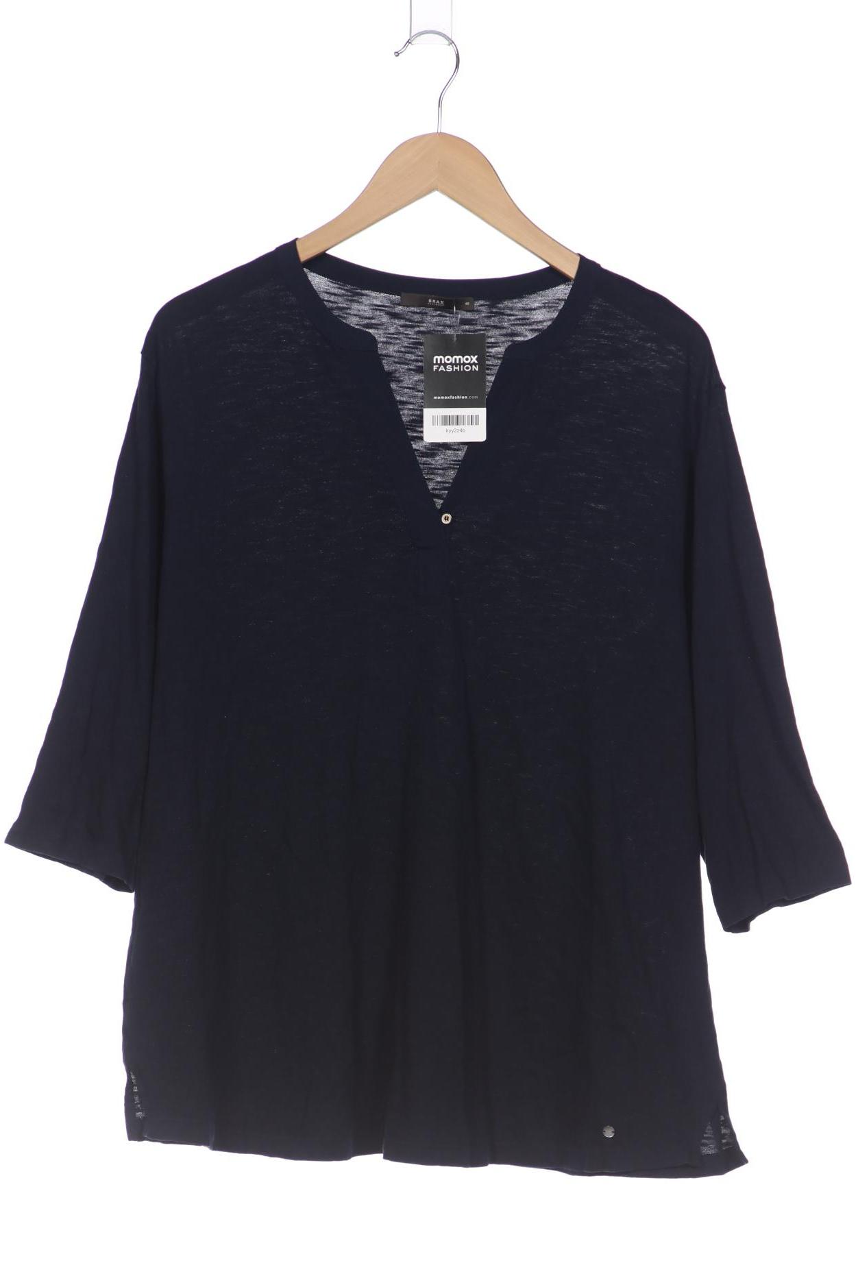 

Brax Damen Langarmshirt, marineblau, Gr. 48