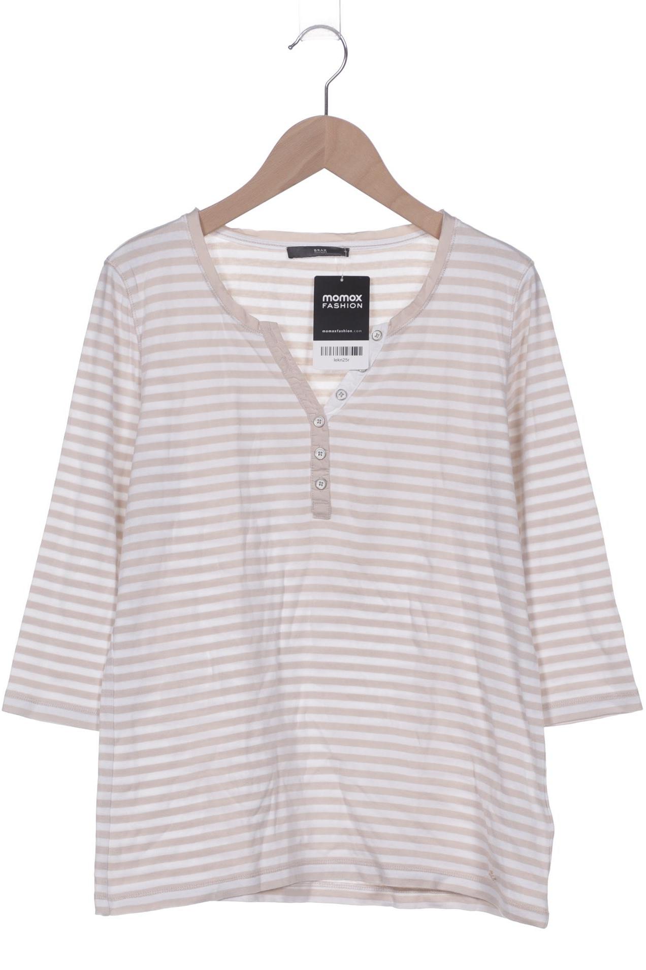 

Brax Damen Langarmshirt, beige, Gr. 42