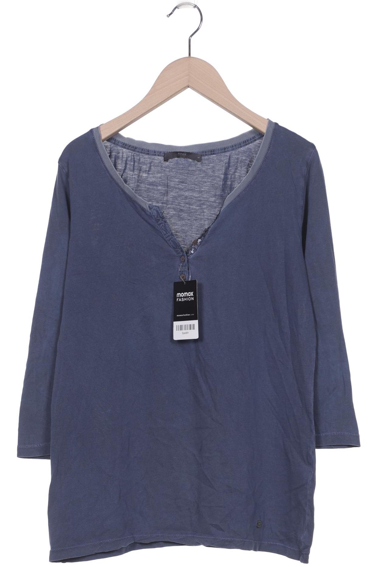 

Brax Damen Langarmshirt, blau, Gr. 40