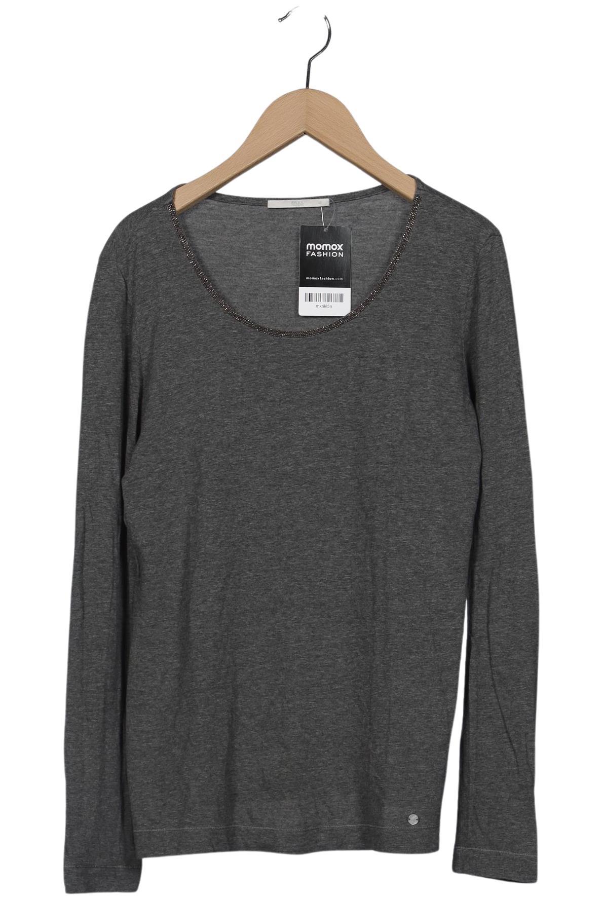 

Brax Damen Langarmshirt, grau, Gr. 40