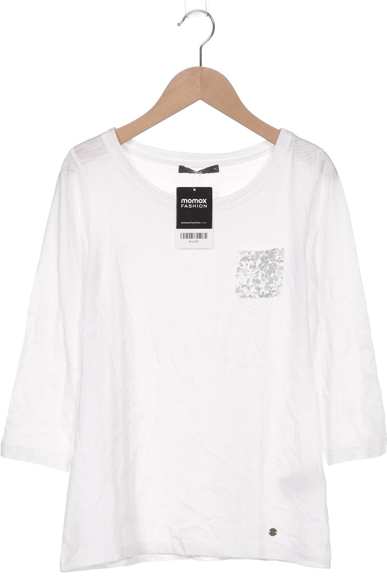 

Brax Damen Langarmshirt, weiß, Gr. 34