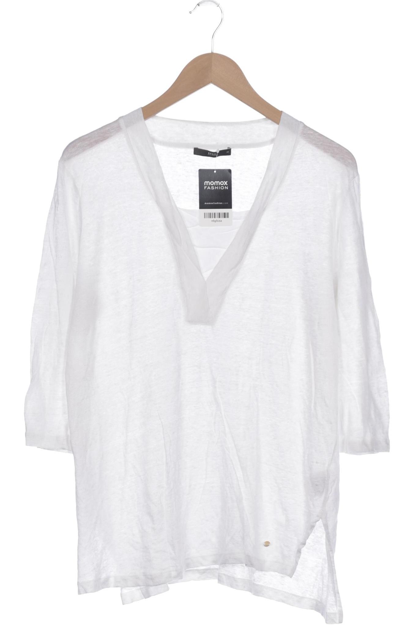 

Brax Damen Langarmshirt, weiß, Gr. 44
