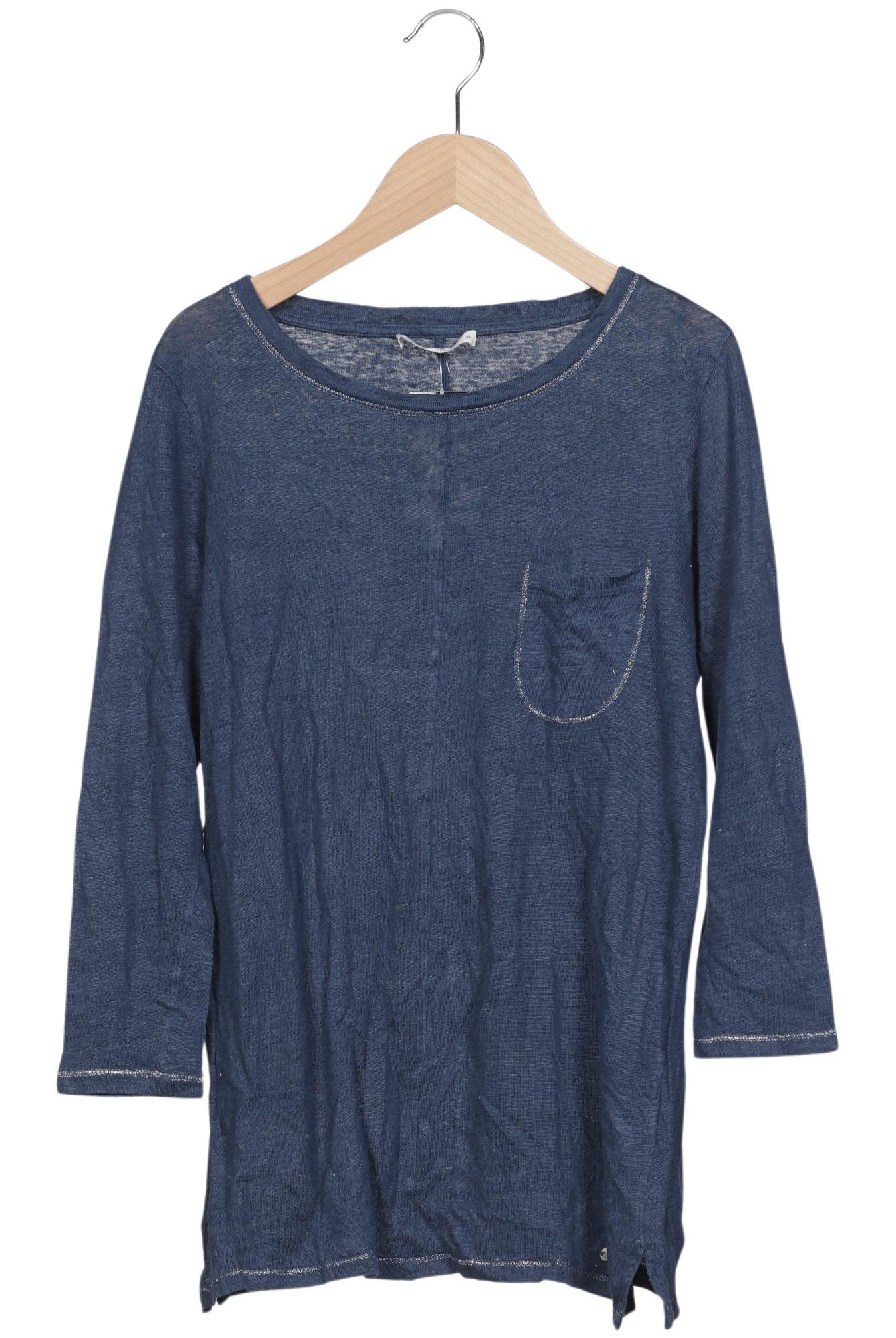 

Brax Damen Langarmshirt, blau, Gr. 38