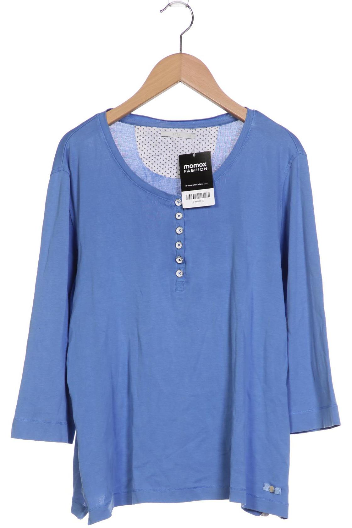 

Brax Damen Langarmshirt, blau, Gr. 44