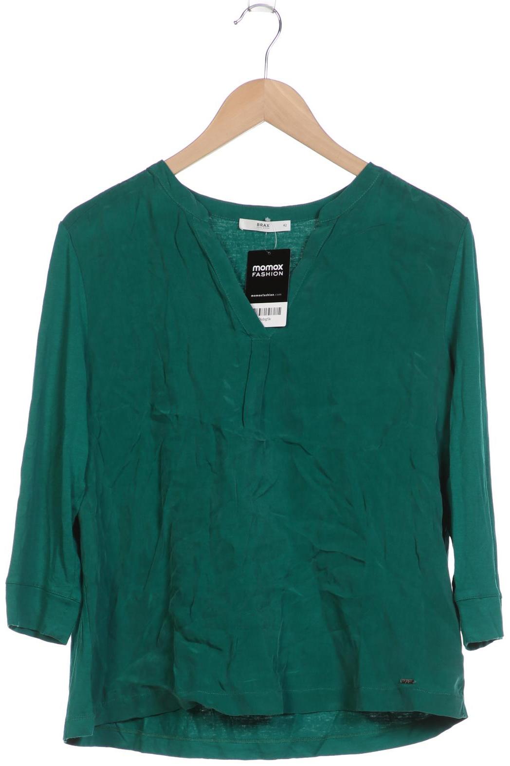 

Brax Damen Langarmshirt, grün, Gr. 42
