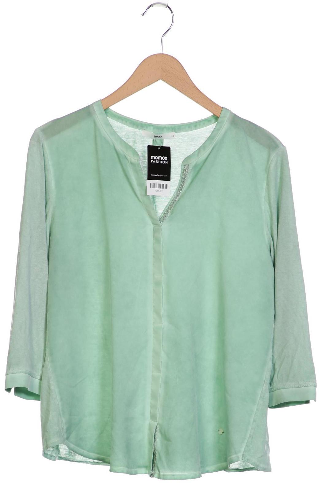 

Brax Damen Langarmshirt, grün, Gr. 40