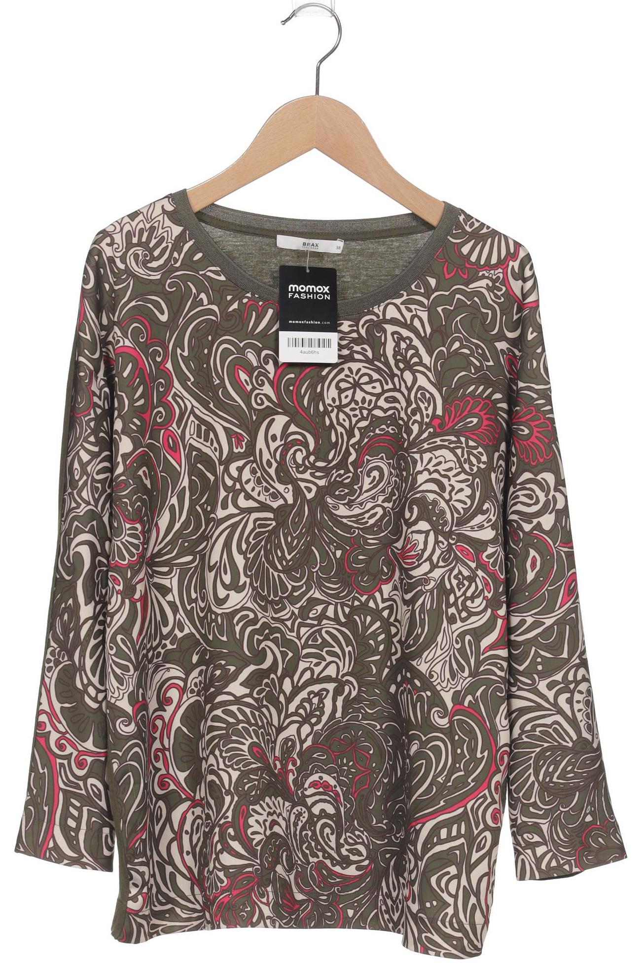 

Brax Damen Langarmshirt, grün, Gr. 38
