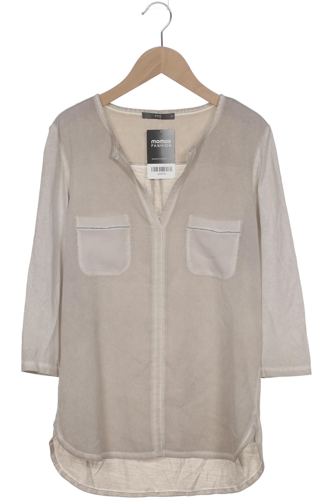 

Brax Damen Langarmshirt, grau, Gr. 34