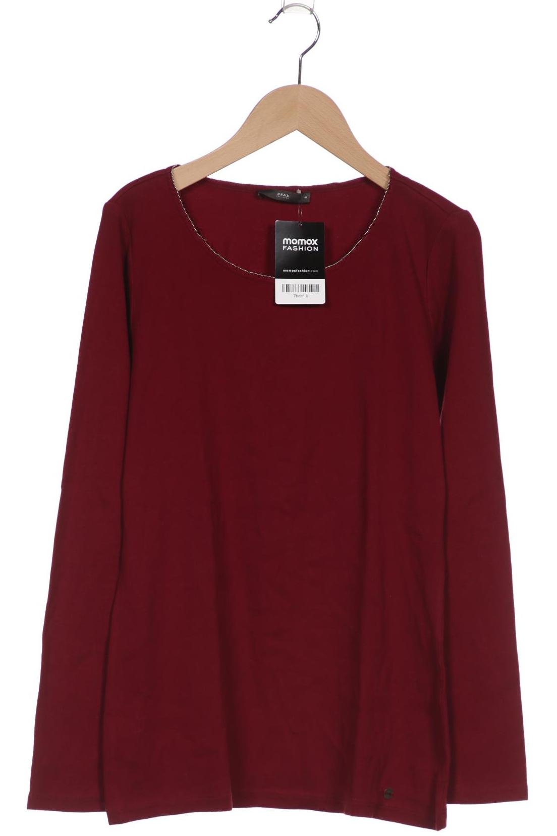 

Brax Damen Langarmshirt, bordeaux, Gr. 40