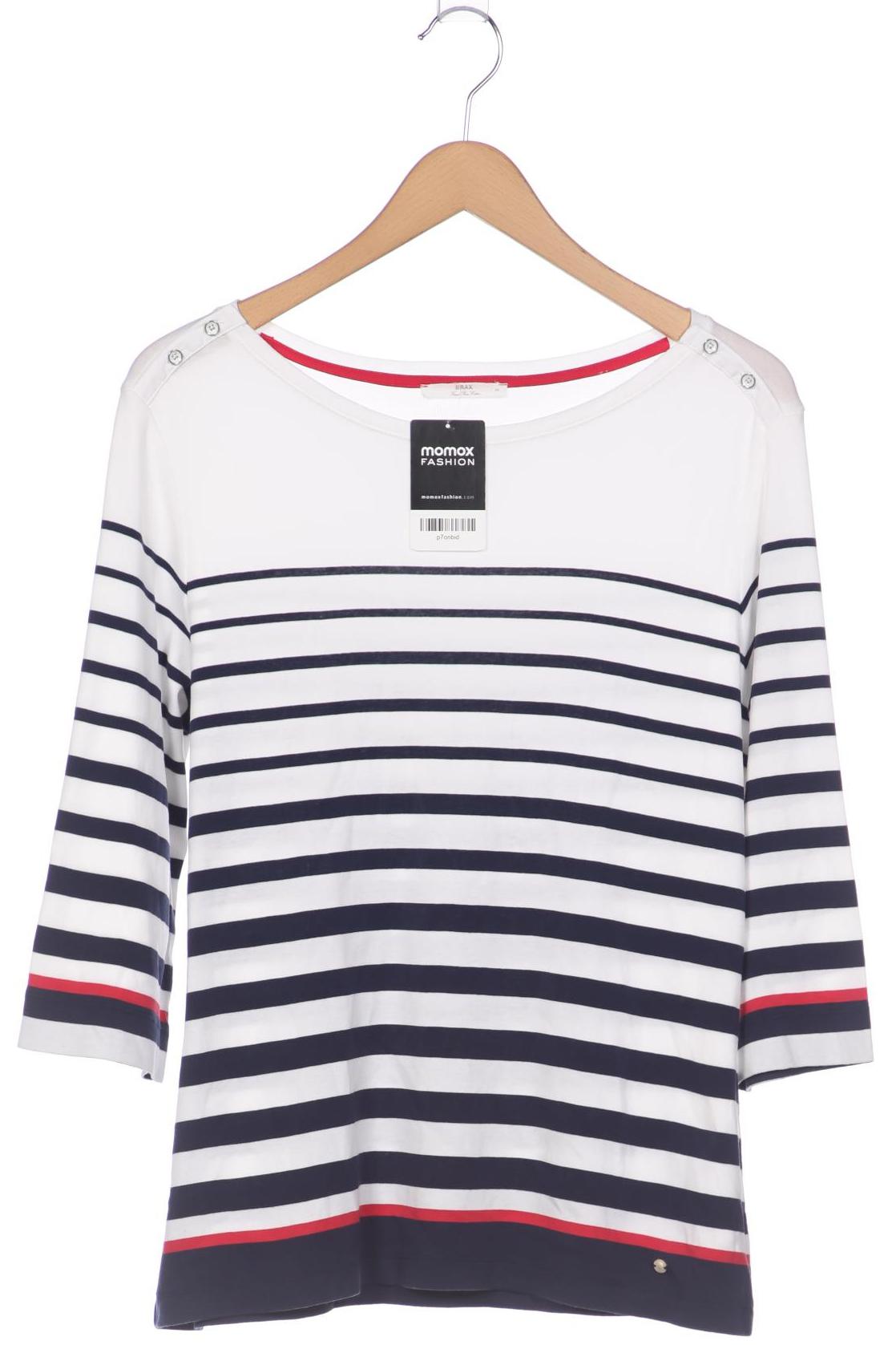 

Brax Damen Langarmshirt, weiß, Gr. 44